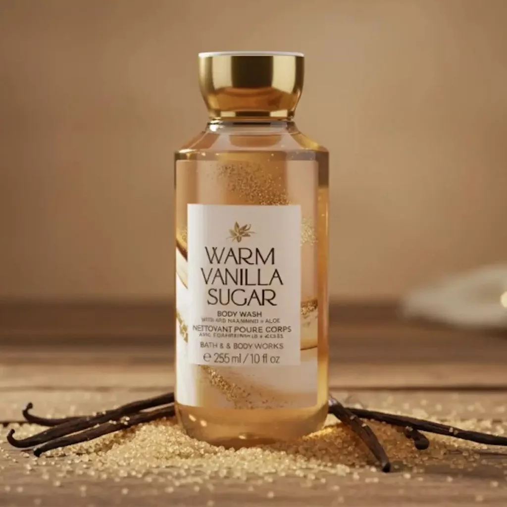 شامپو بدن ویتامینه بث اند بادی ورکز مدل warm vanilla sugar