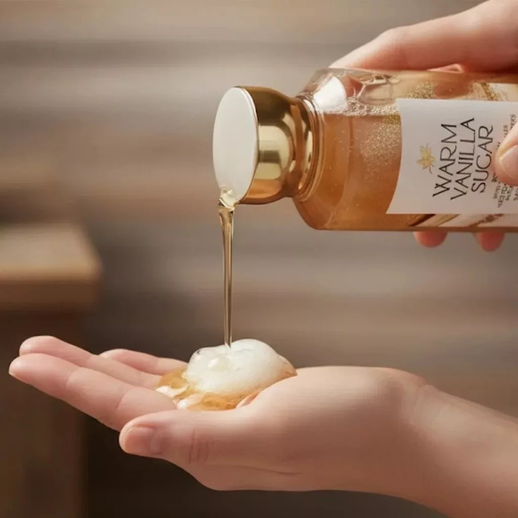 شامپو بدن ویتامینه بث اند بادی ورکز مدل warm vanilla sugar