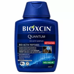 شامپو موی چرب بیوکسین کوانتوم آبی Bioxcin