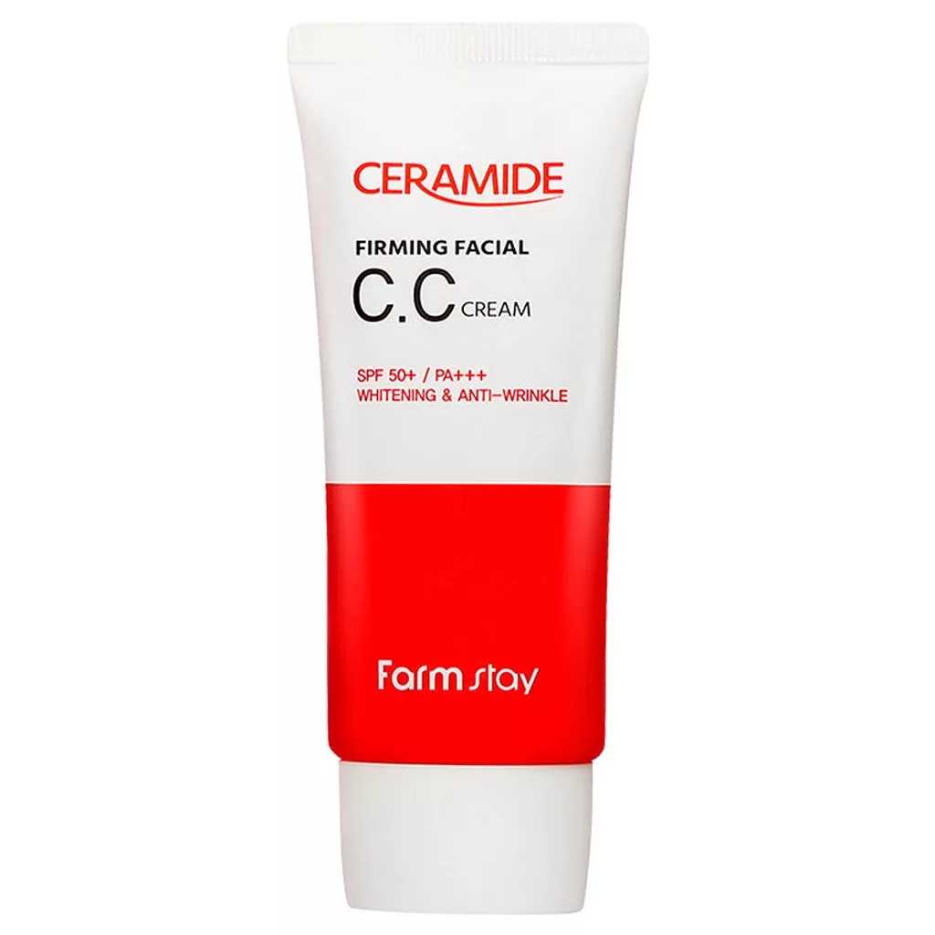 سی سی کرم سرامید Farm Stay فارم استی SPF50 روشن کننده ضد چروک