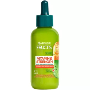 سرم تقویت‌کننده و ضدشکنندگی مو گارنیر فروکتیس مدل Vitamin & Strength حاوی ویتامین C و بیوتین