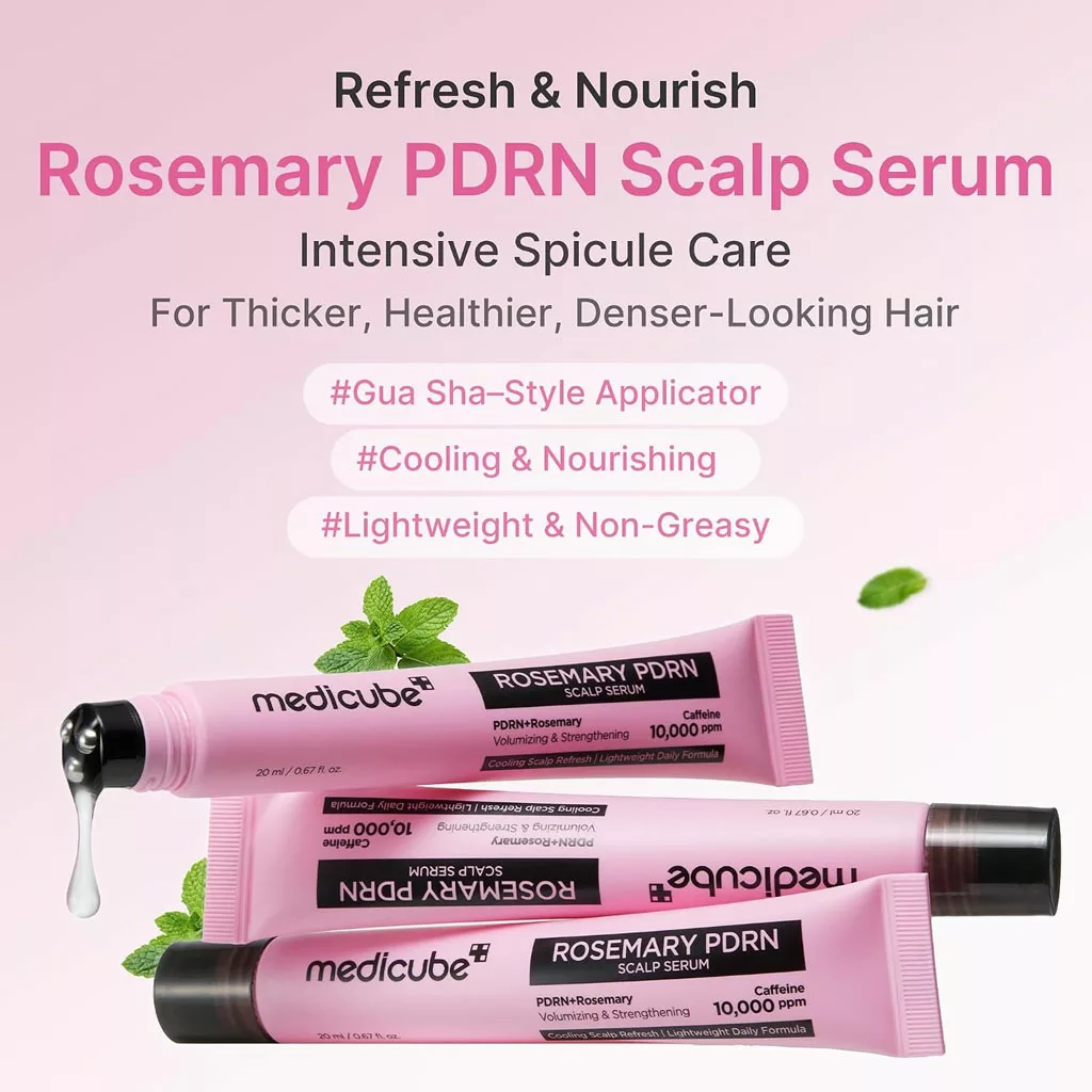 سرم ضدریزش مو مدی کیوب Medicube ROSEMARY PDRN SCALP SERUM