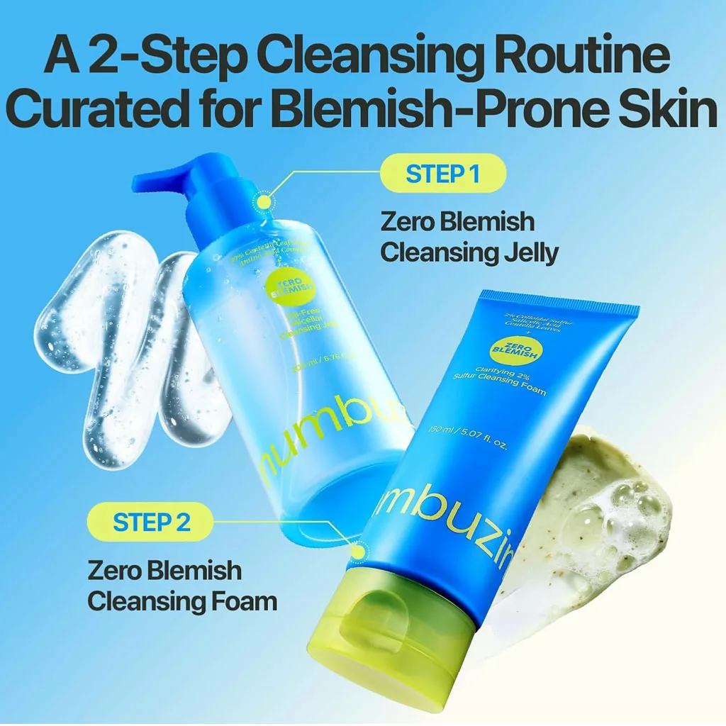 ژل میسلار بدون چربی نامبوزین Numbuzin oil free Micellar ZERO BLEMISH