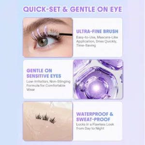 چسب و فیکساتور مژه دوقلو شیگلم مدل Flex bond lash bond and seal