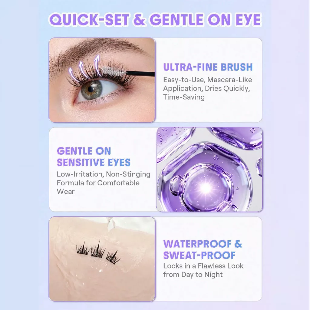 چسب و فیکساتور مژه دوقلو شیگلم مدل Flex bond lash bond and seal