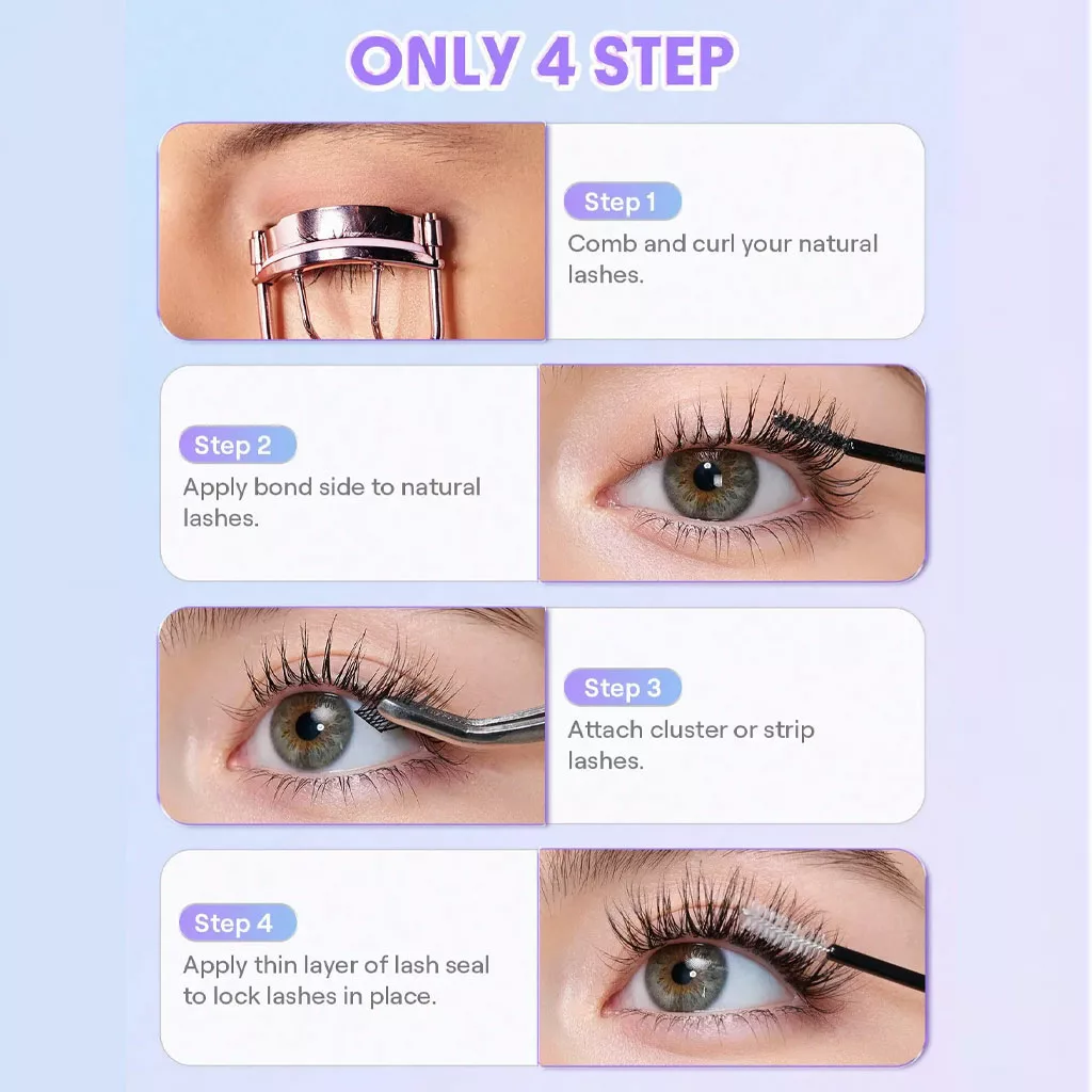 چسب و فیکساتور مژه دوقلو شیگلم مدل Flex bond lash bond and seal