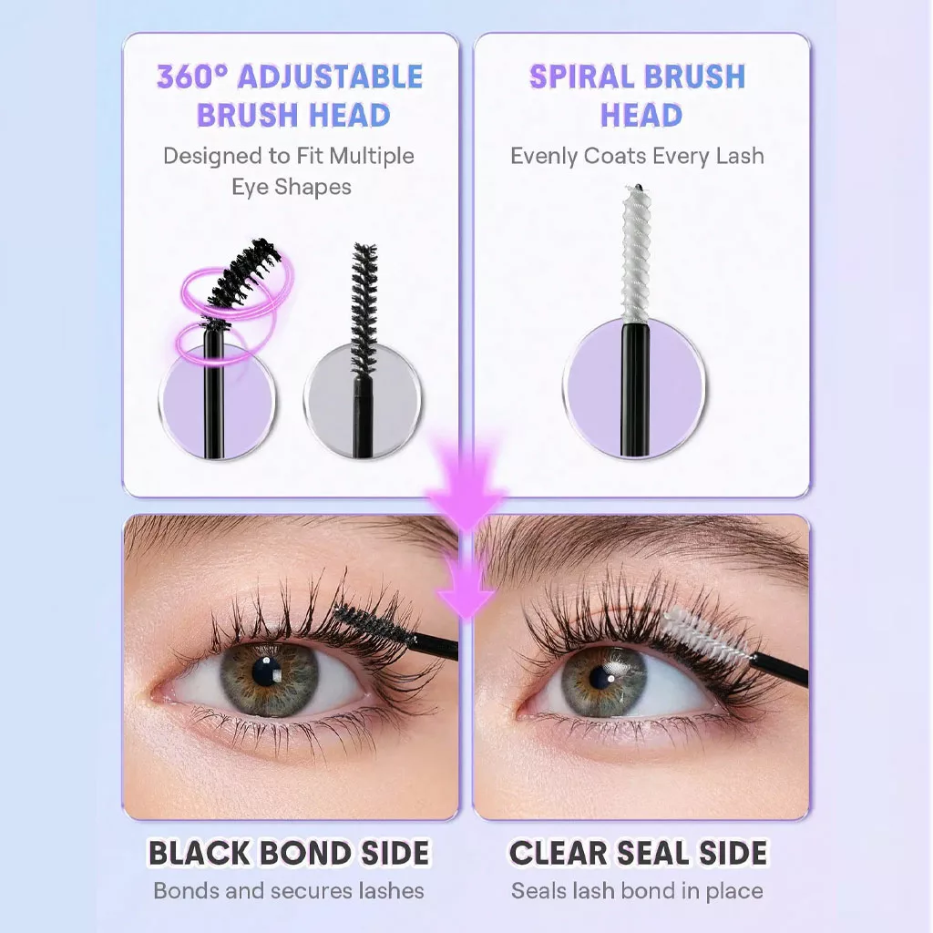 چسب و فیکساتور مژه دوقلو شیگلم مدل Flex bond lash bond and seal