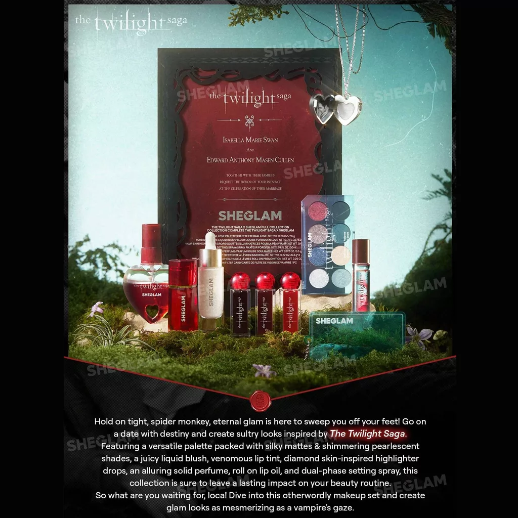 پالت سایه مات و براق ۸رنگ شیگلم مدل the twilight saga