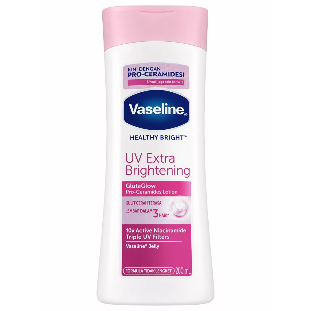 لوسیون روشن کننده حاوی نیاسینانید وازلین uv extra brightening لوسیون روشن کننده حاوی نیاسینانید وازلین uv extra brightening