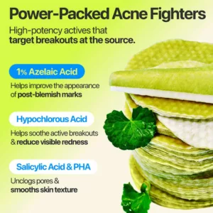 پد آزلائیک دو طرفه ضد جوش نامبوزین Numbuzin ZERO BLEMISH Azela Cica BHA+PHA Azelaic Acid