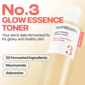 تونر اسنس شماره 3 نامبوزین گلو نیاسینامید Numbuzin super Essence Toner 3