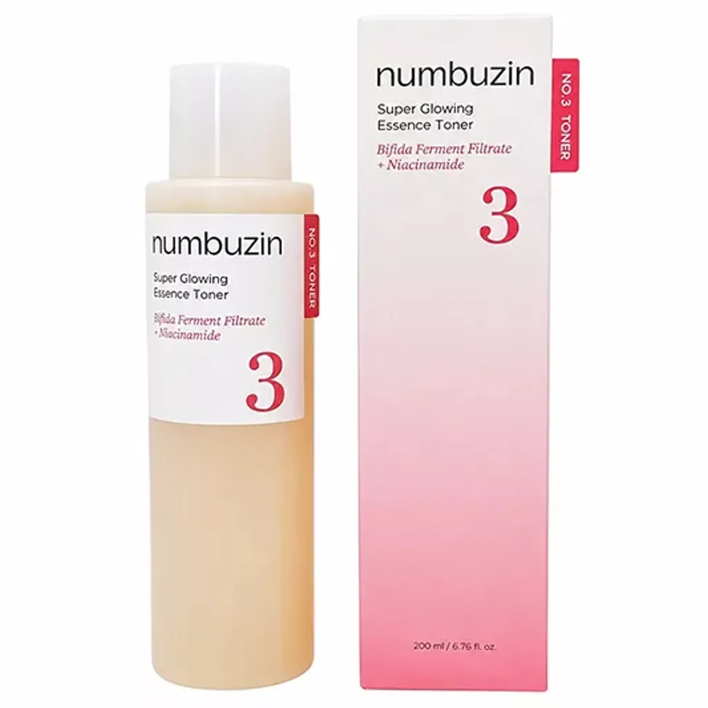 تونر اسنس شماره 3 نامبوزین گلو نیاسینامید Numbuzin super Essence Toner 3