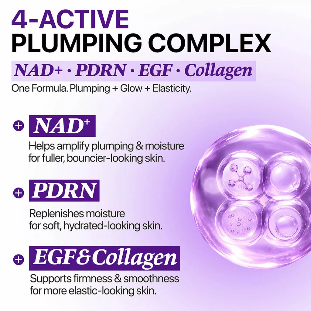 ماسک حبابی glow نامبوزین بابل ماسک Numbuzin 9 +NAD PDRN PLUMPING glow Bubble Mask