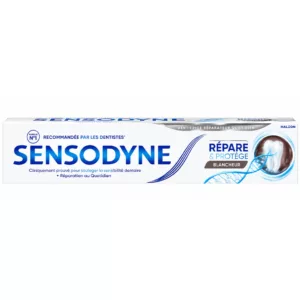 خمیر دندان سنسوداین ریپیر اند پروتکت مدل سفید کننده BLANCHEUR REPAIR WHITENING