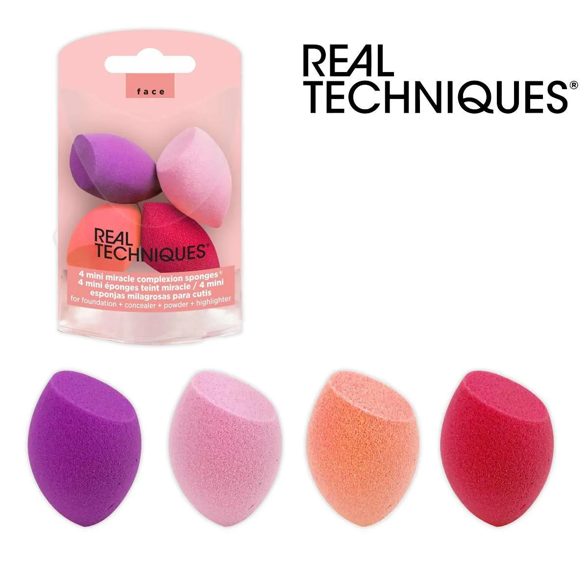 پد (اسفنج) مینی 4 عددی ریل تکنیک کد 1492