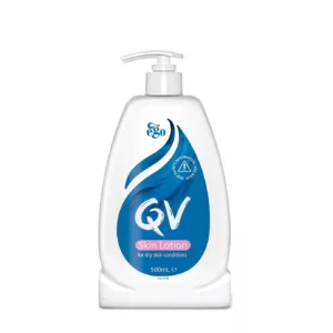 لوسیون بدن پمپی کیو وی qv مرطوب کننده 24 ساعته پوست خشک و درمان اگزما آتوپیک درماتیت پسوریازیس 500میل