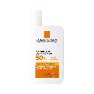 ضد آفتاب بی رنگ لاروش پوزای مقاوم در برابر رطوبت Anthelios UVMune 400 Invisible Fluid SPF50+