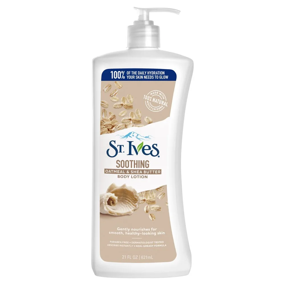 لوسیون بدن جو دو سر و شی باتر سنت ایوز st.ives oat & shea butter body lotion