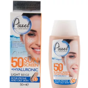 ضد آفتاب LIGHT BEIGE پیکسل مناسب پوست چرب SPF 50
