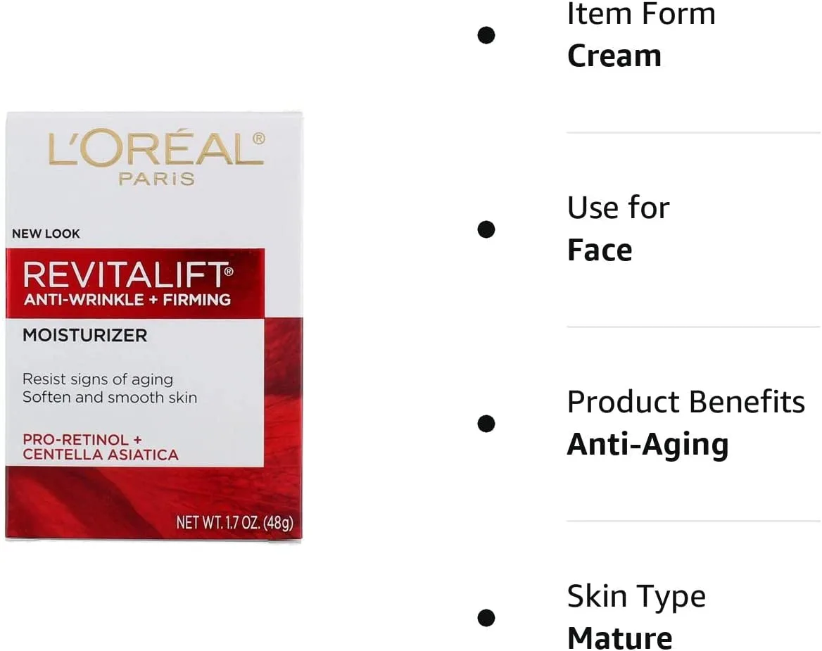 کرم روز لوریل ضد چروک و مرطوب کننده رویتالیفت( لورآل ) revitalift