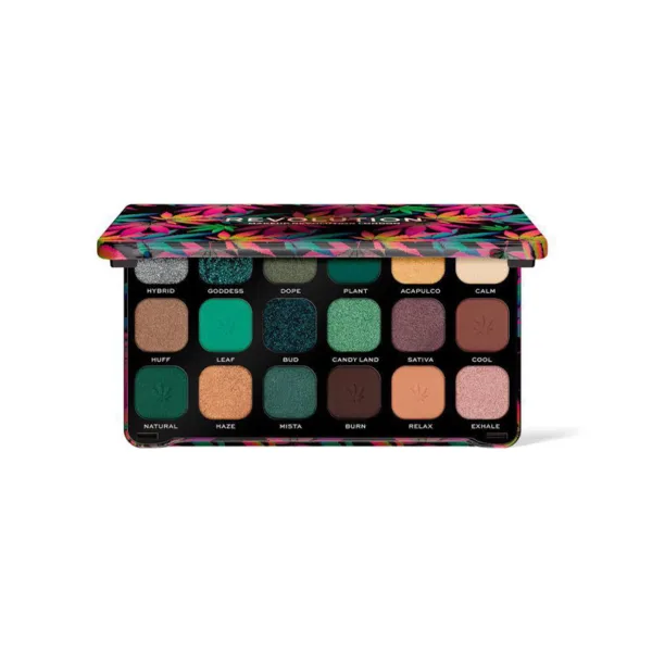 پالت سایه چشم رولوشن مدل ماریجوانا chilled پالت سایه چشم رولوشن مدل ماریجوانا chilled