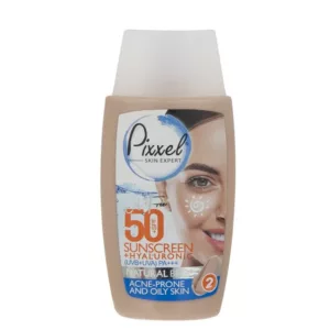 کرم ضد آفتاب پیکسل ایرانی مدل Natural BEIGE مناسب پوست چرب