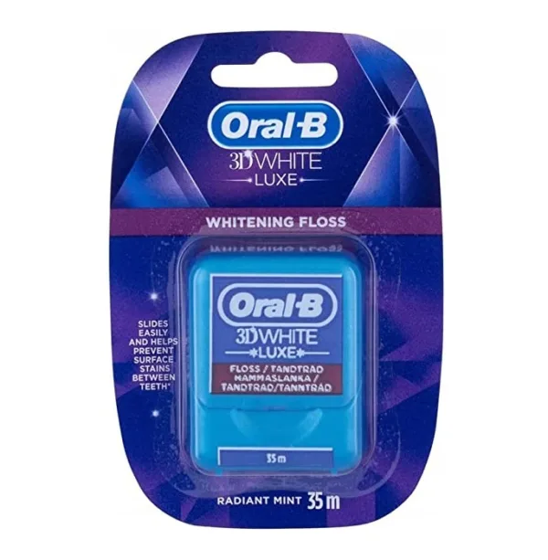 نخ دندان حرفه ای اورال بی مدل  Oral B 3D White Floss