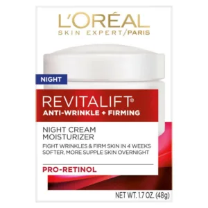 کرم شب لوریل ضد چروک و مرطوب کننده کد 4590(لورآل) night revitalift