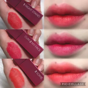 تینت لب غلیظ نانی باشر  NNB NUNI BUSHER محصول کره جنوبی در 8 رنگ مختلف