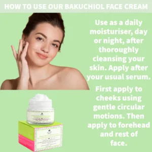 کرم صورت رتینول طبیعی نیچر اسپل حاوی BAKUCHIOL و هیالورونیک اسید