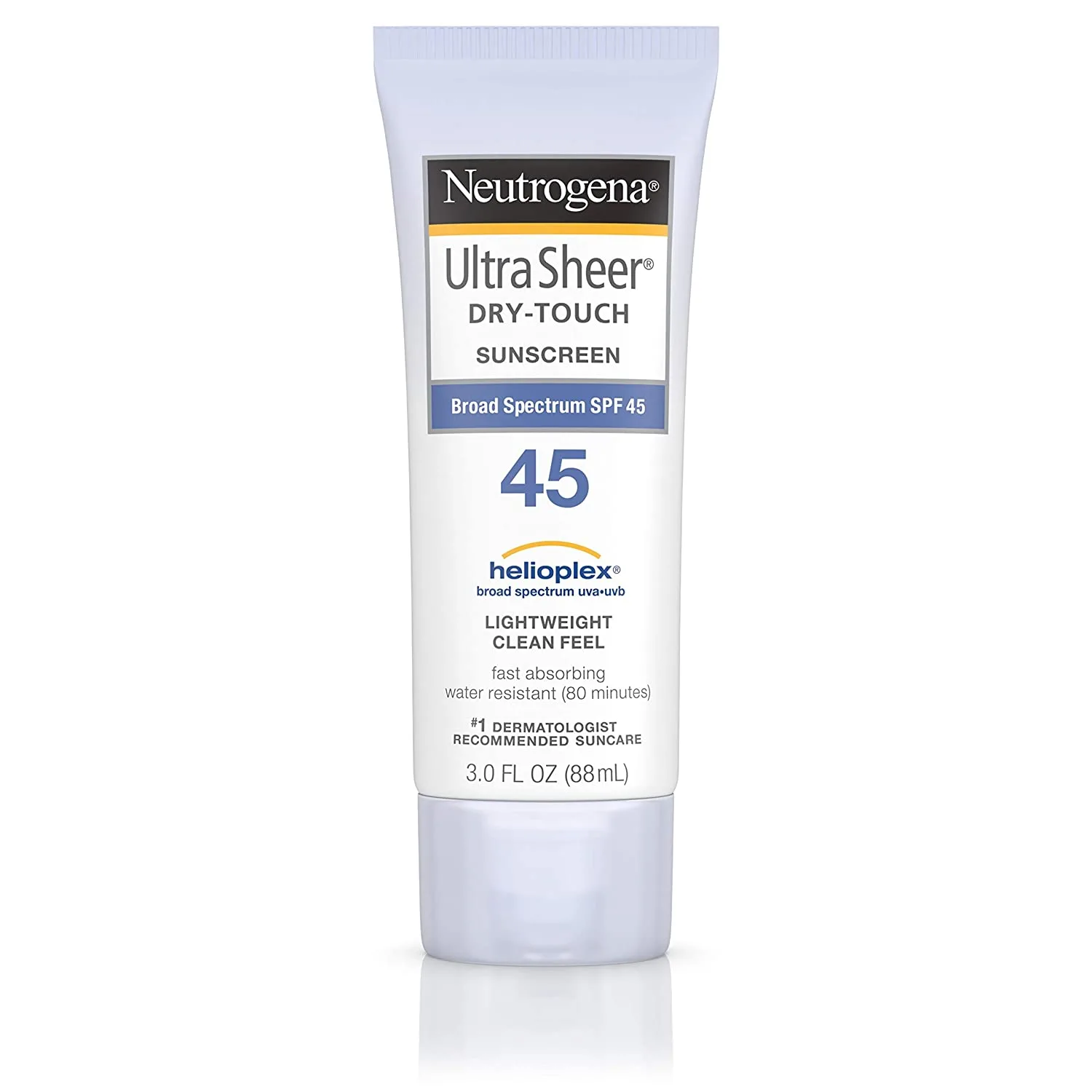 ضد آفتاب فاقد چربی نیتروژینا غیر کومودون زا  Ultra Sheer Dry-Touch Spf 45