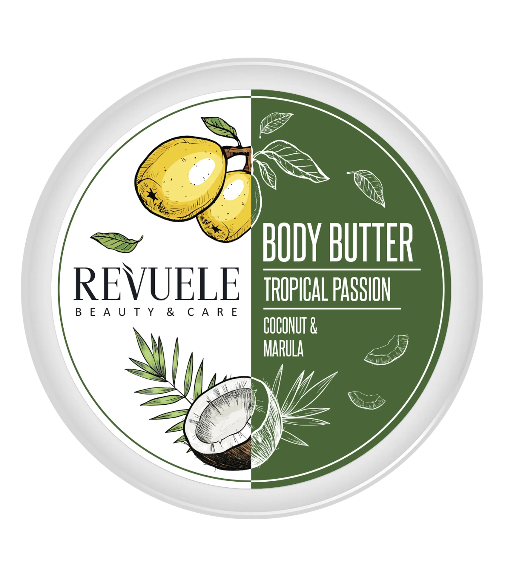 کره بدن نرم کننده ریول حاوی نارگیل و مارولا کره بدن نرم کننده ریول حاوی نارگیل و مارولا