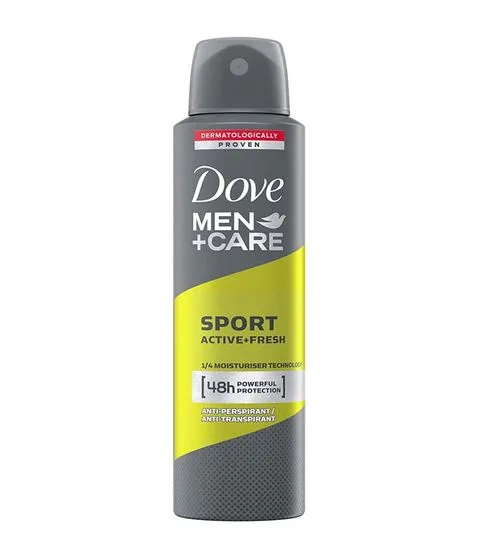 اسپری بدن 48 ساعته ضد تعریق مردانه active fresh داو
