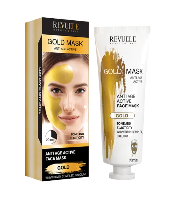 ماسک صورت طلا ریول ضد پیری و روشن کننده