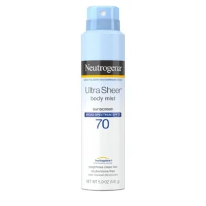 اسپری ضد آفتاب بدن نوتروژینا مدل ultra sheer spf 70