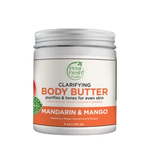 کره بدن پتال فرش انبه و پرتقال ماندارین پاک کنننده و سم زدا Mandarin and Mango
