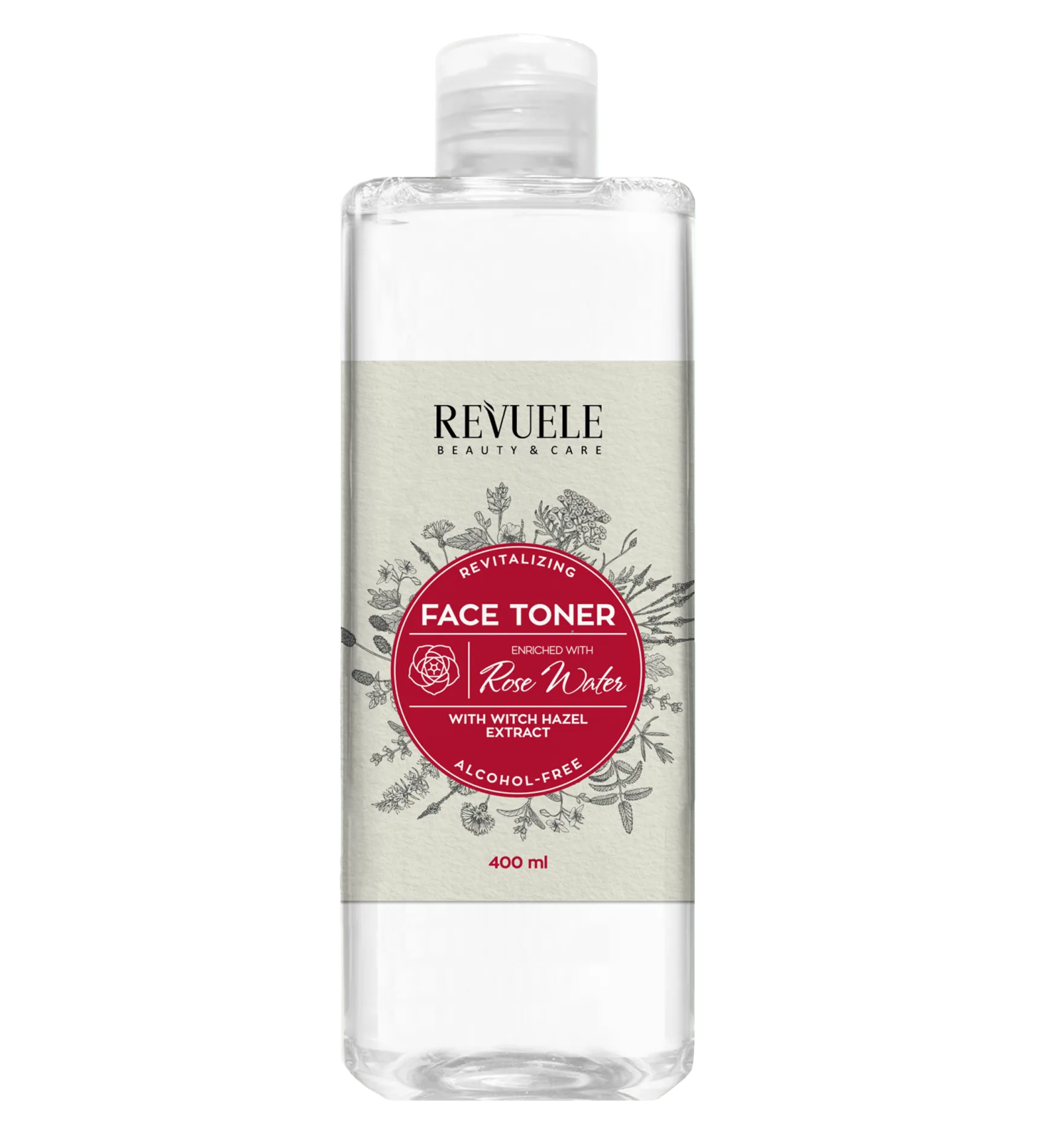 تونر شاداب کننده ریول حاوی گل رز و فندق جادوگر بدون الکل تونر شاداب کننده ریول حاوی گل رز و فندق جادوگر بدون الکل