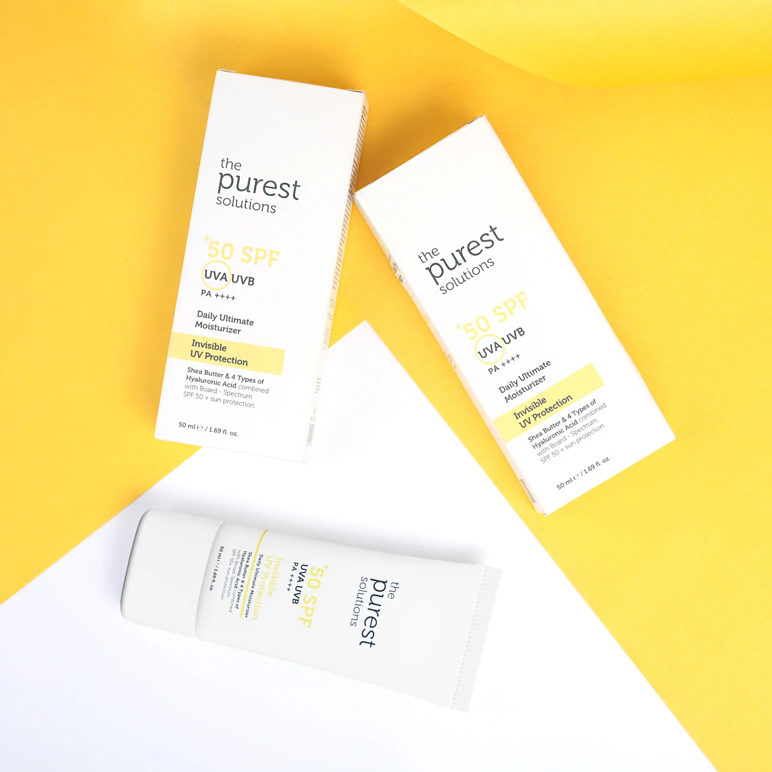 کرم ضد آفتاب بی رنگ پیورست سولوشن رطوبت رسان حاوی SPF50