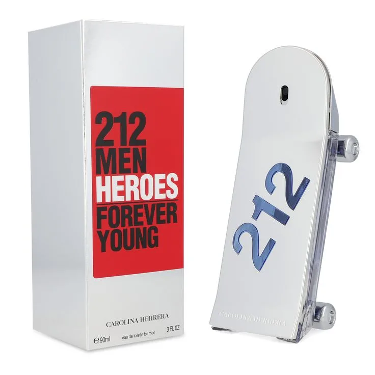 ادکلن اورجینال کارولینا هررا مدل Carolina Herrera 212 Men Heroes Forever Young 90ml