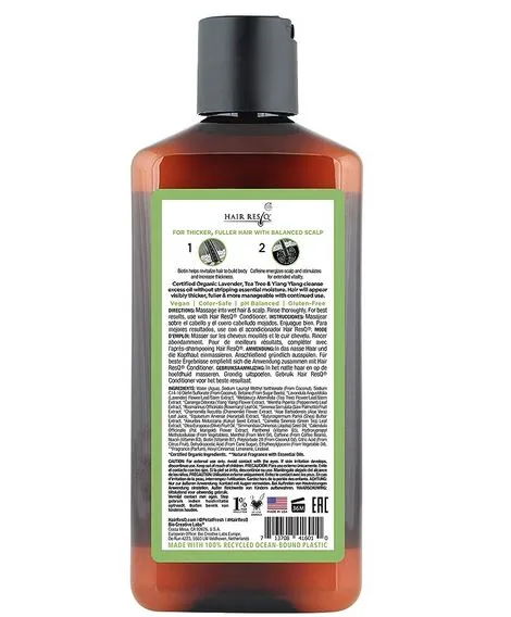 شامپو پتال فرش بیوتین کنترل چربی ضخیم کننده hair resq موهای نازک OIL CONTROL