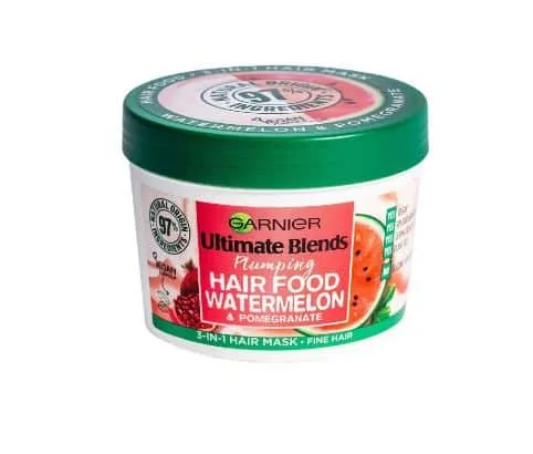 ماسک مو آبرسان هندوانه و انار گارنیر مناسب موهای نازک ماسک مو آبرسان هندوانه و انار گارنیر مناسب موهای نازک