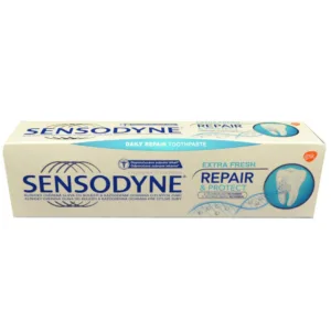 خمیر دندان سنسوداین ریپیر اند پروتکت مدل اکسترا فرش REPAIR EXTRA FRESH