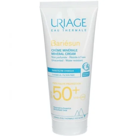 کرم ضد آفتاب ماینرال اوریاژ بدون عطر SPF50 مناسب پوست حساس