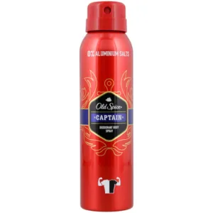 اسپری بدن ضد تعریق اولد اسپایس بدون آلمینیوم رایحه CAPITAN طراوت بخش ضد لک