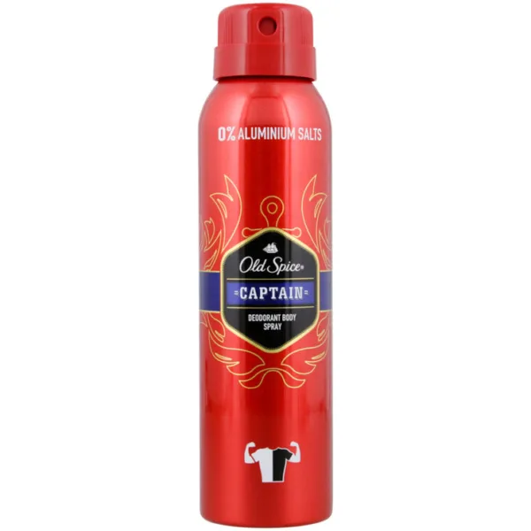 اسپری بدن ضد تعریق اولد اسپایس بدون آلمینیوم رایحه CAPITAN طراوت بخش ضد لک اسپری بدن ضد تعریق اولد اسپایس بدون آلمینیوم رایحه CAPITAN طراوت بخش ضد لک