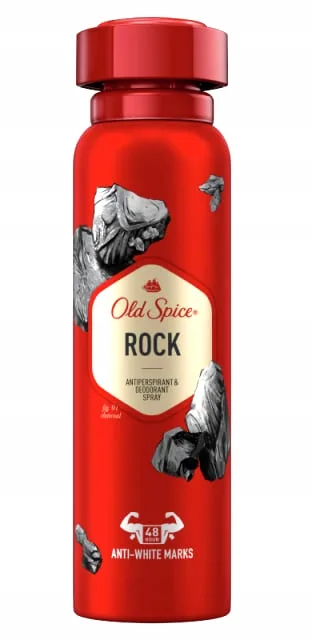 اسپری بدن ضد تعریق اولد اسپایس بدون آلمینیوم رایحه ROCK مطبوع تمیزی اسپری بدن ضد تعریق اولد اسپایس بدون آلمینیوم رایحه ROCK مطبوع تمیزی