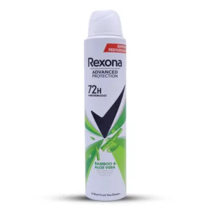 اسپری بدن ضد تعریق رکسونا 72H ساعته ضد باکتری و بو Bamboo & Aloe Vera Rexona