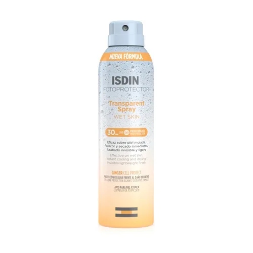 اسپری ضد آفتاب بدن ایزدین  transparent spray ISDIN SPF30