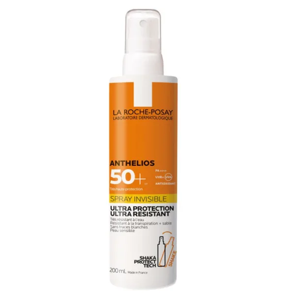 اسپری ضد آفتاب لاروش پوزای مناسب انواع پوست حتی حساس حاوی spf50 مناسب صورت و بدن