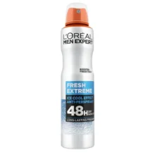 اسپری ضد تعریق لورآل(لورال) محافظت ۴۸ ساعته Ice Cool Effect Anti-Perspirant